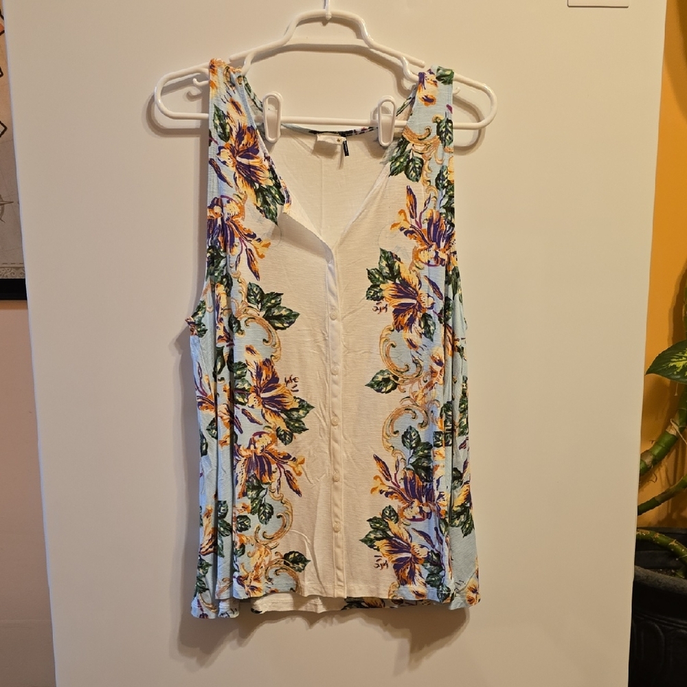 Vibrant Floral Women's Tank Top